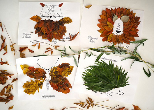 Такие веселые листья