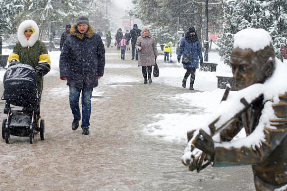 На Ростовскую область идет «большой снег»