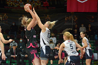 В домашнем матче женской Евролиги БК «Пересвет - ЮФУ» обыграл клуб «Лиепая»