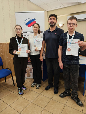  Юные ростовчане отличились в Костроме на первенстве страны среди незрячих шахматистов
