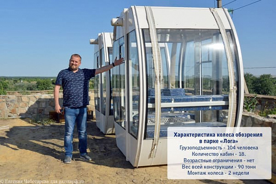 Красоты донской степи можно будет наблюдать с колеса обозрения