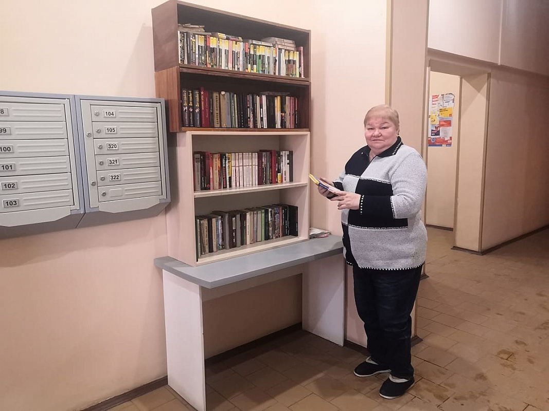 Валентина Ивановна Самощенко - организатор и вдохновитель библиотеки.