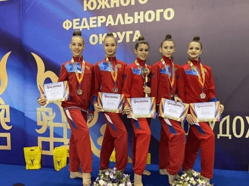 Донская команда по художественной гимнастике победила на чемпионате ЮФО