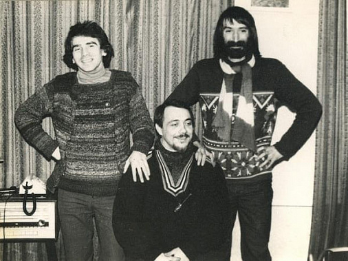 «Отцы»-основатели «Заозерной школы» Виталий КАЛАШНИКОВ, Геннадий ЖУКОВ, Игорь БОНДАРЕВСКИЙ (слева направо).