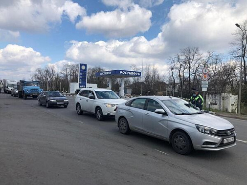 На подъезде в Ростов с Родионо-Несветайской трассы. Фото отдела пропаганды УГИБДД по РО