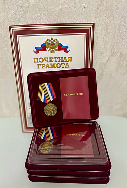    Ветераны силовых ведомств из донской организации «Рубеж» отмечены за поддержку участников СВО