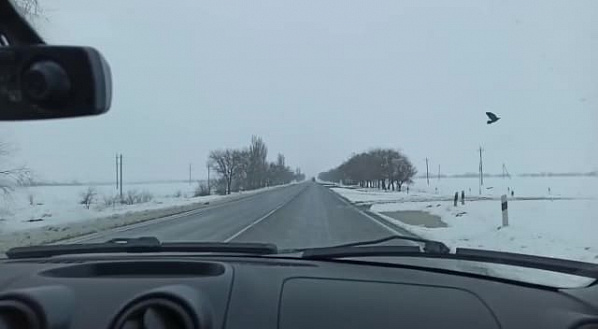 Донских водителей призвали быть внимательнее из-за мокрого снега с дождем