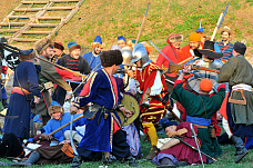 В Азове провели реконструкцию осадного сидения казаков 1641 года