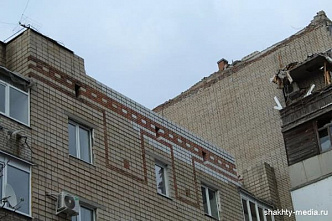«Взорванный» дом в Шахтах заселят в сентябре, соседний — в мае