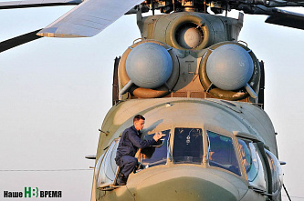 Донские вертолетчики перелетели на учения в Северную Осетию