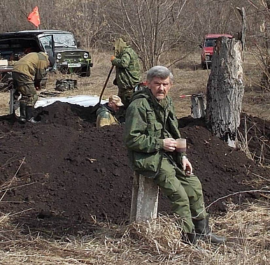 Руководитель  донского военно-исторического центра «Поиск» Александр Павленко.