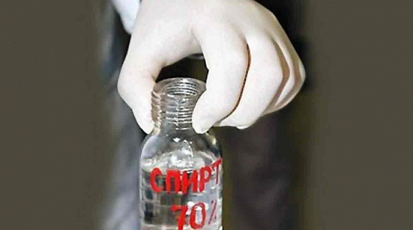 Обработка спиртом не поможет?