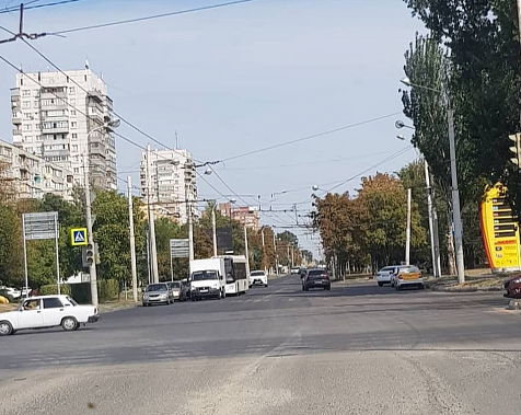 Участок проспекта Стачки в Ростове, подлежащий реконструкции.
