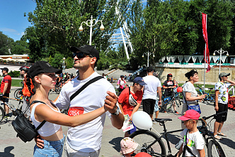 По улицам донской столицы прошел очередной велопробег «Ростсельмаш»