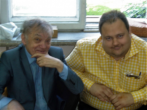 Международный мастер Александр Захаров и кандидат в мастера спорта Родион
