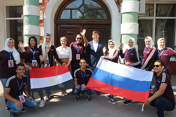 Египетские студенты проходят практику в Ростовской области