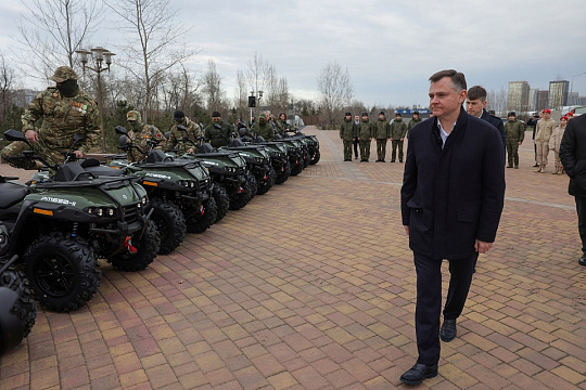 Бойцам добровольческого корпуса «Князь Владимир» передана очередная партия спецтехники
