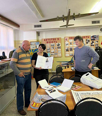 Делегация ассоциации ветеранов авиаполка «Нормандия-Неман» посетила миллеровский лицей