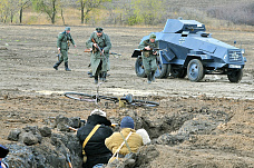 На «Самбекских высотах» прошла реконструкция боев