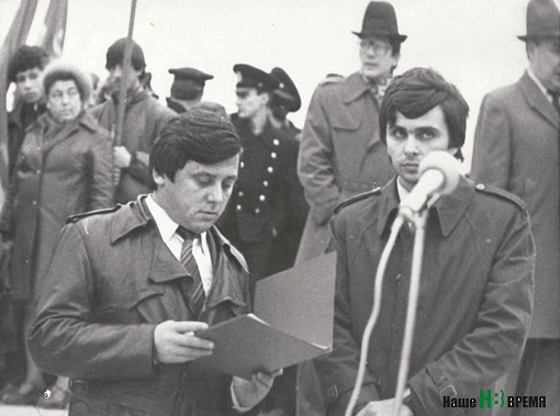 Комсомолию Ростова-на-Дону в середине восьмидесятых возглавляли признанные вожаки молодежи Петр Кулинченко (слева) и Александр Светличный.
