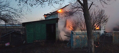 В Ростовской области в пожаре погибли двое детей