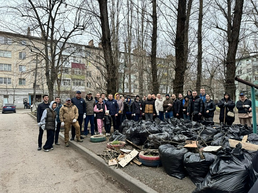 Ростов-на-Дону: в рамках весеннего «Месячника чистоты» стартовали первые субботники