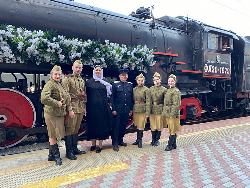 Ростовские артисты отправились по городам юга России на ретропоезде «Победа»