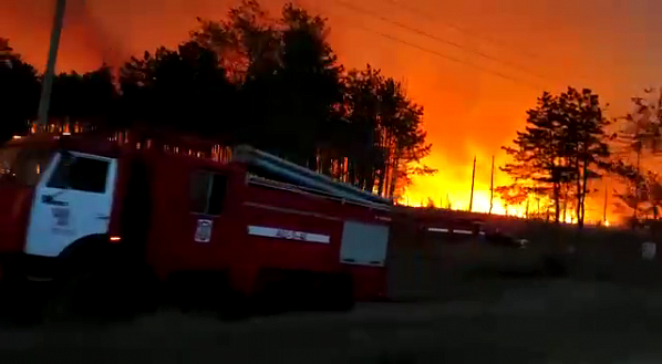 За час площадь пожара в Каменском районе увеличилась в 2 раза