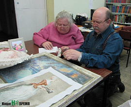 Еще и крестиком вышиваем!