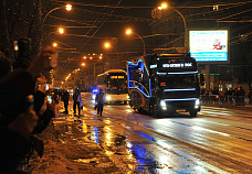 эстафета олимпийского огня в Ростове