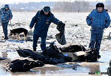 Крувшение самолета в Ростове