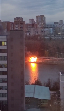 Фото: стоп-кадр видео очевидцев, размещенного в социальной сети 