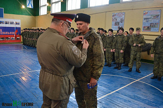 Казачья рота вернулась с наградами