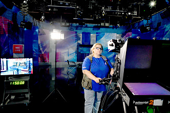 Елена Ленкова, единственная женщина-телеоператор в Ростовской области.