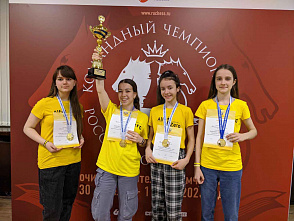 Шахматистки из команды «АльфаЗеро» стали чемпионками страны