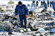 Крувшение самолета в Ростове