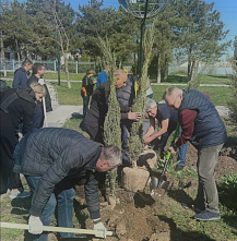 В азовском поселке Кагальник благоустроили сквер