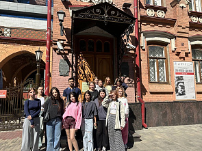 Студенты побывали на экскурсия в Доме-музее Михаила Шолохова