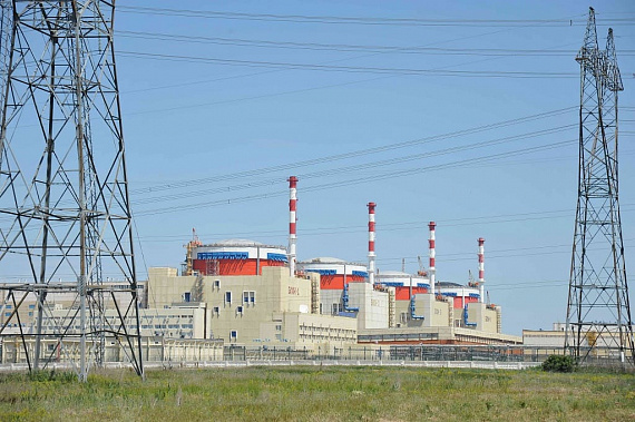 Из-за плановых работ 4-й энергоблок Ростовской АЭС остановили
