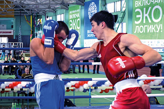 Ринг поставили в манеже