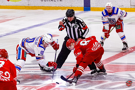 В первом домашнем матче наступившего года ХК «Ростов» проиграл тульскому АКМ