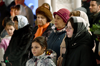 в главном храме ЮВО отмечают Рождество Христово