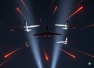 Наступление Нового года в ряде российских регионов сопровождалось отчаянными воздушными атаками украинских беспилотников