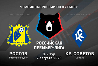 Сегодня, в III туре футбольного чемпионата РПЛ «Ростов» принимает самарские «Крылья Советов». Эксперты в задумчивости…