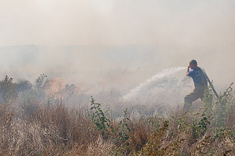 Как тушили Чистополье 