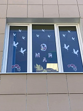 «Окна Победы» - уважение к подвигу предков и напомнили о том, как важно беречь мир