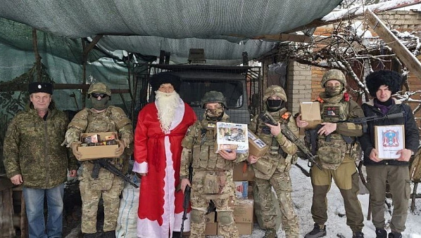 Казаки Егорлыкского юрта отправили бойцам в зону СВО еще одну партию гуманитарного груза