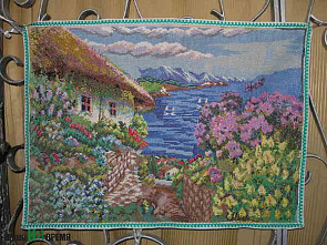 Еще и крестиком вышиваем!