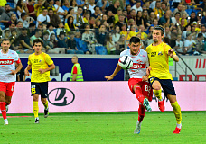 31 07 2025 ФК «Ростов» в первом матче на Кубок страны проиграл столичному «Спартаку»