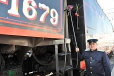 Поезд «Победа» прибыл в Ростов